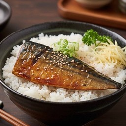 ข้าวหน้าปลาซาบะย่างซอสเทอริยากิ