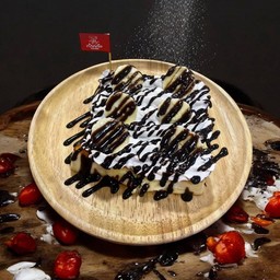 ปังปิ้งแผ่น-วิปครีมกล้วยช้อคโกแลต