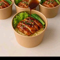 บะหมี่แห้งไก่เทอริยากิ