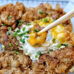 ก๋วยเตี๋ยวคั่วไก่เส้นกรอบ