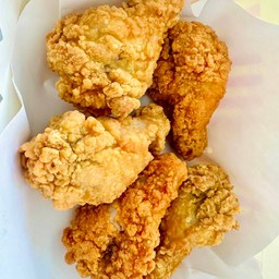 ปีกไก่บนเกาหลีสูตรFunnyราดซอสเทอริยากิ 5ชิ้น