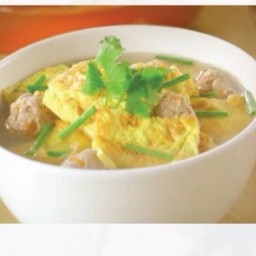 แกงจืดไข่น้ำ หมูสับ