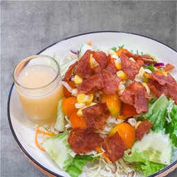 สลัดเบคอนกรอบ