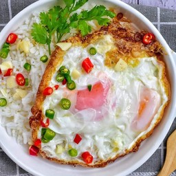 ข้าวไข่ดาว 2 ฟอง