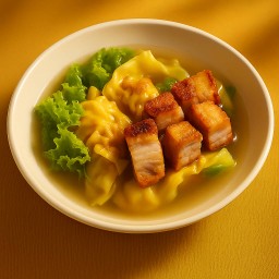 เกี๊ยวน้ำหมูการอบ