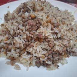 ข้าวผ้ดหมูสับกรเทียม