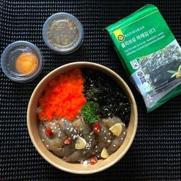 ohmadong-ข้าวด้งกุ้งแซลม่อนดอง