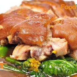 ขาหมู+ไส้(กับข้าว)