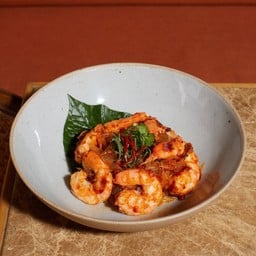 ยำส้มโอกุ้งสด