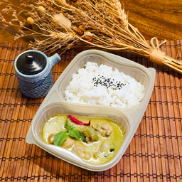 ข้าวแกงเขียวหวานไก่