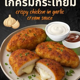 ไก่ครีมกระเทียม