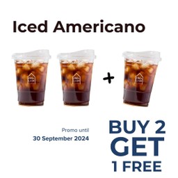 Iced Americano (Buy 2 Get 1 Free)