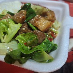 ข้าวแขนงหมูหรอบ