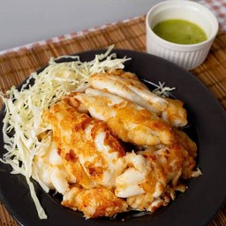 ไข่หมึกกล้วยทอด