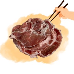 สันคอหมูสไลด์