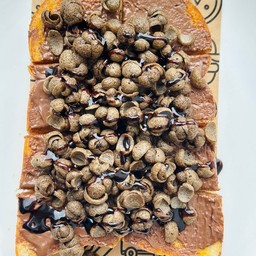 ปังปิ้งนูเทล่า + โกโก้ครั้น