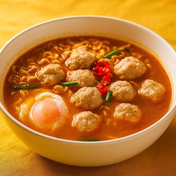 มาม่าต้มยำหมูสับ