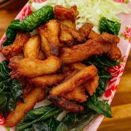 คอหมูทอดเกลือ