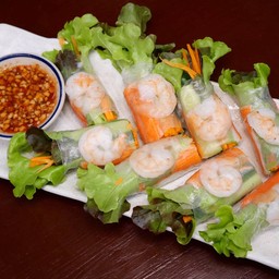 ปอเปี๊ยะสดกุ้งปูอัด