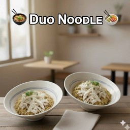 เส้นหมี่ไก่ฉีก 2 จานราคาพิเศษ