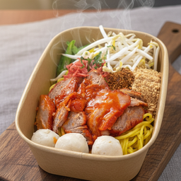 บะหมี่แห้งอร่อยมาก