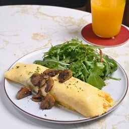 Cheese Mushroom Omelette