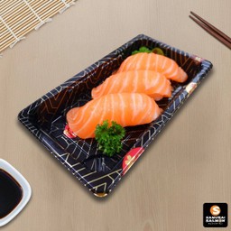 ซูชิแซลมอน 3 ชิ้น