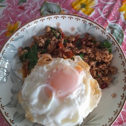 ข้าวกระเพราหมูสับ