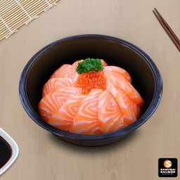 ข้าวหน้าปลาแซลมอน L