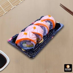 แซลมอนเบิร์นโรล 4 ชิ้น