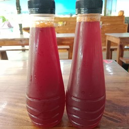 ชามะนาว + น้ำแข็ง