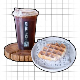 ชุดสุดคุ้ม2 (อเมริกาโน่เย็น+ครอฟเฟิลออริจินอล)