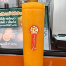 น้ำส้มคั้นสดขวดใหญ่