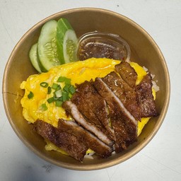 ข้าวไข่ข้นหมูย่าง