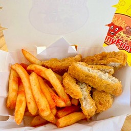 PREMIUM SET อกไก่กรอบทรงคัทสึ เฟรนฟรายส์