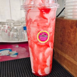 น้ำสตอเบอรี่นมสดปั่น