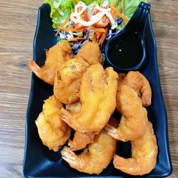 กุ้งชุบแป้งทอด