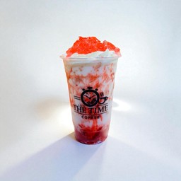 นมสดสตอเบอรี่เยลลี่