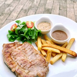 สเต็กหมู PORK STEAK