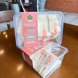 แซนวิช ปูอัดไข่กุ้ง