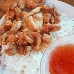 ข้าวราดไก่ทอด