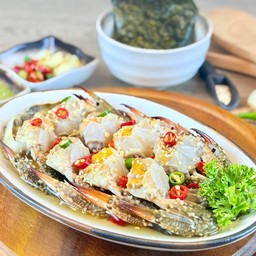 ปูม้าไข่ดองน้ำปลา ปูม้า 8 ชิ้น