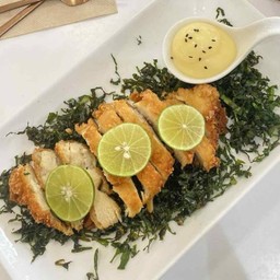 ไก่กรอบซอสมะนาว