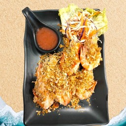 กุ้งทอดกระเทียมพริกไทย