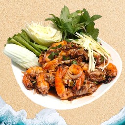 กุ้งพล่า