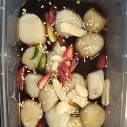 หอยเชลล์ดองซอสญี่ปุ่น