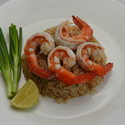 ข้าวผัดกุ้ง (Fried rice with Shirmp)