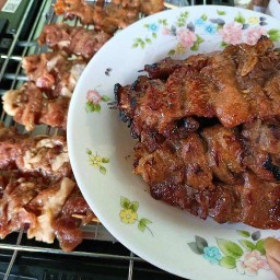 หมูปิ้งเจ๊หน่อยบางแวก14แยก2 เจ๊หน่อยหมูทอด