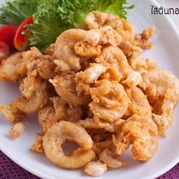 ไส้ตันทอดกระเทียม