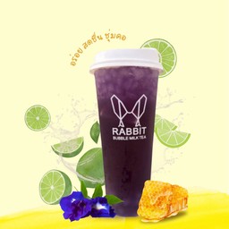 ชาอัญชันน้ำผึ้งมะนาว